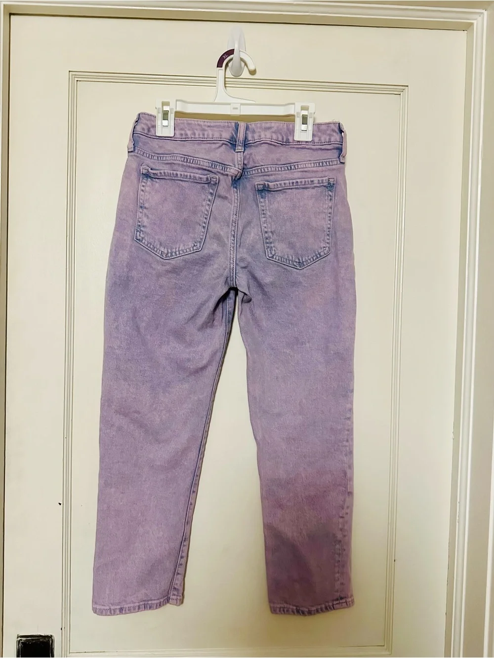 Pink Washed High-Rise Girls’ Girlfriend Jeans
